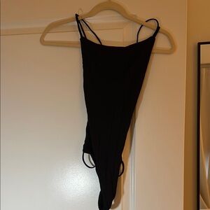 Black One-Piece Swimsuit